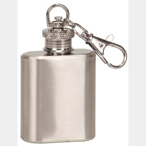 Personalized 1 oz. Stainless Steel Flask Keychain Thumbnail
