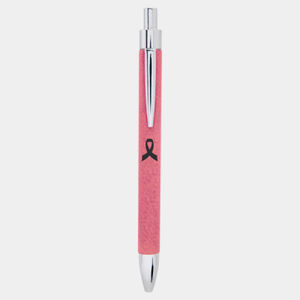 Personalized Pink Laserable Leatherette Pen Thumbnail