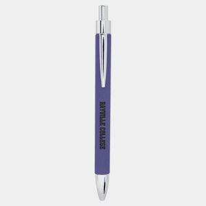 Personalized Purple Laserable Leatherette Pen Thumbnail