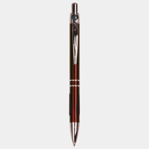 Personalized Burgundy with Silver Trim Laserable Pen with Gripper Thumbnail