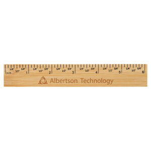 Personalized 6" Bamboo Ruler Thumbnail