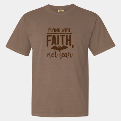 Flying With Faith - Garment-Dyed Heavyweight T-Shirt Thumbnail