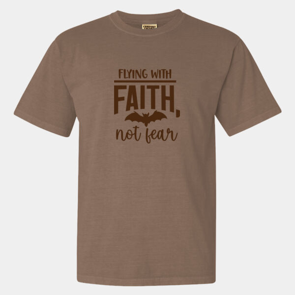 Flying With Faith - Garment-Dyed Heavyweight T-Shirt Thumbnail