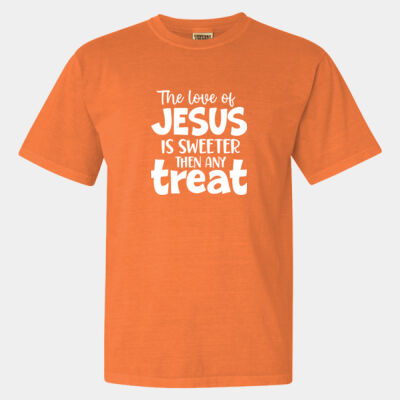 The Love of Jesus - Garment-Dyed Heavyweight T-Shirt Thumbnail